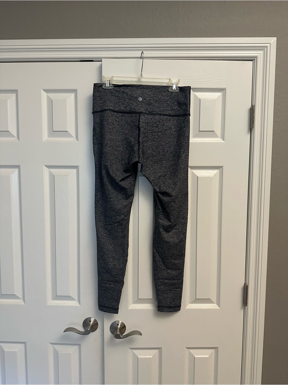 Lululemon Wunder Under Hi-Rise Tight 28" Heathered Black / Gray Luon Size 12 - Picture 9 of 11